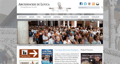 Desktop Screenshot of diocesilucca.it