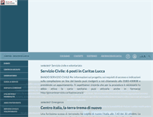 Tablet Screenshot of caritas.diocesilucca.it